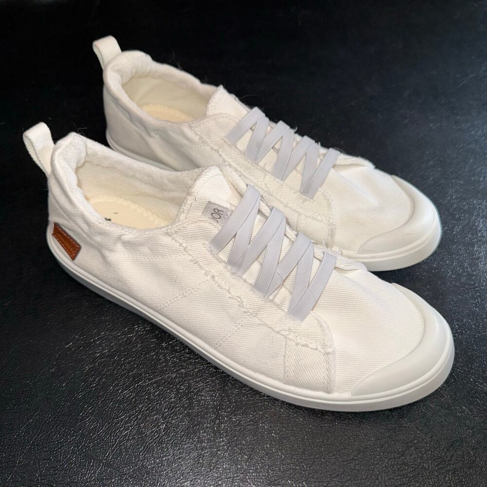 Jenn Ardor Sport Canvas Slip On Casual Sneaker Shoes - size 9.5